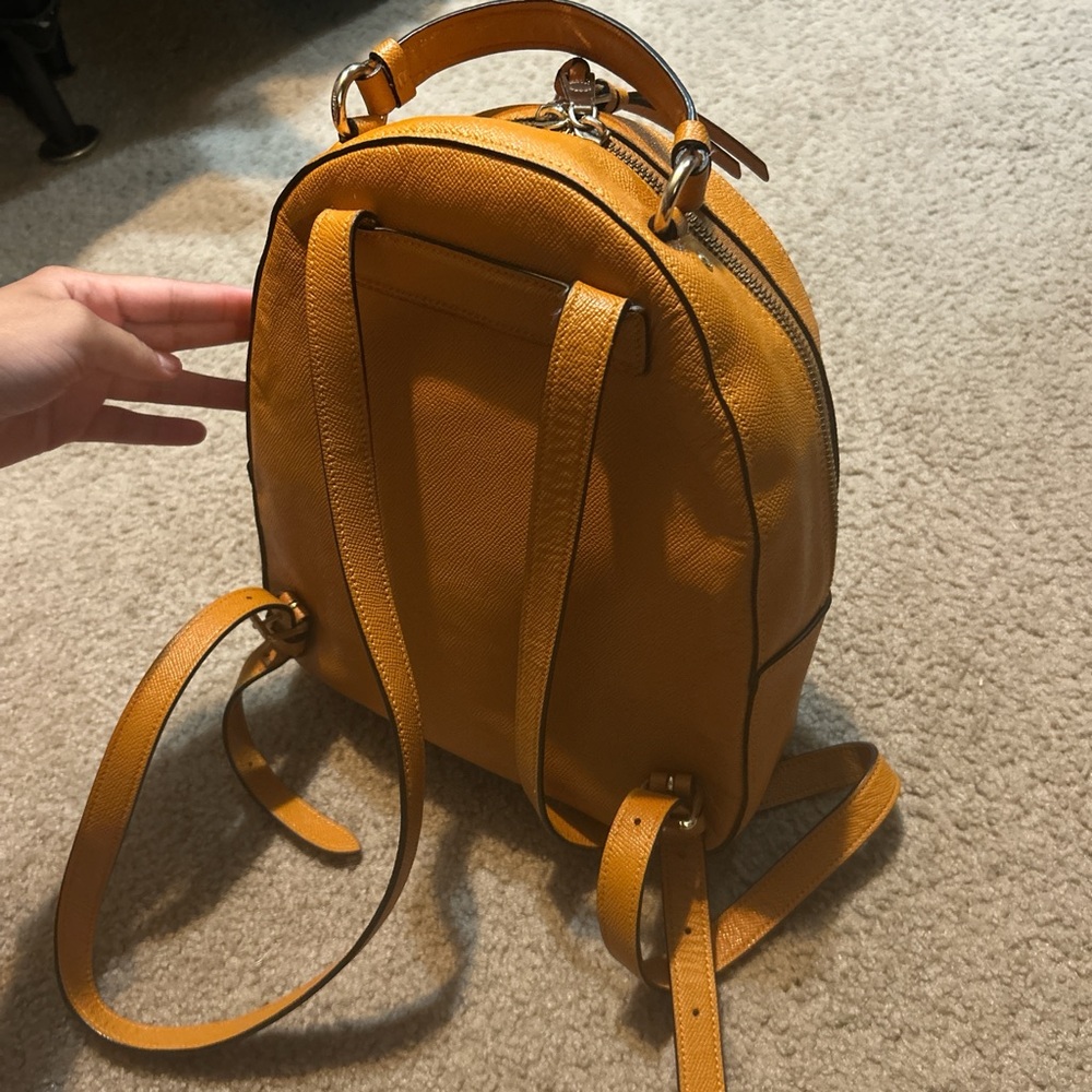 Coach Vibrant Orange Backpack - Picture 3 of 5